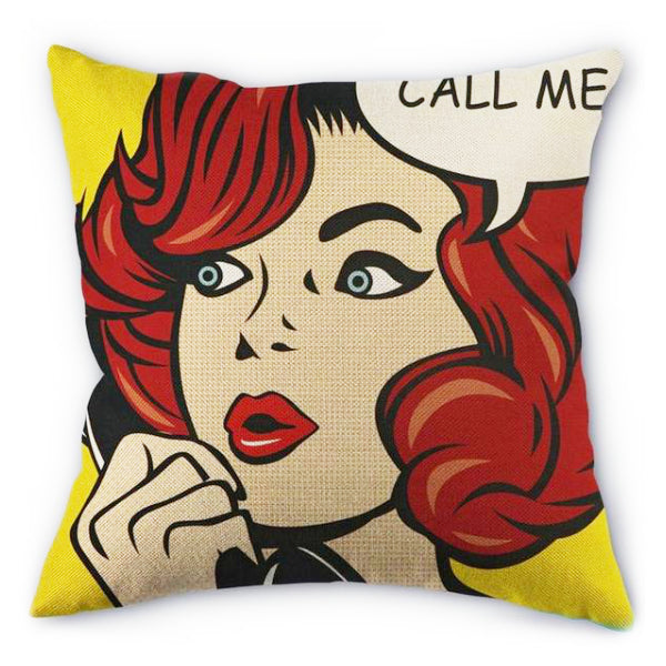 “Call Me, So I Can Dump Your Cartoon Ass” - Throw Pillow Case