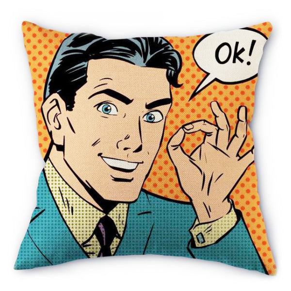 "Creepy Car Salesman Says It's Okay, So I Guess..." - Throw Pillow Case