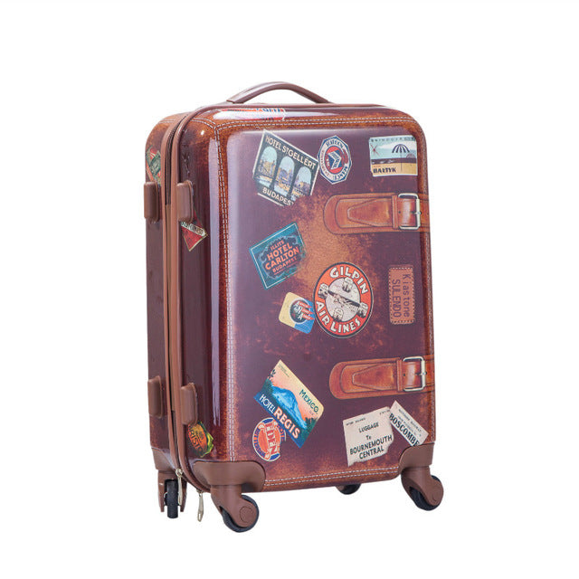 "I Like To Pretend That I Travel A Bunch" - Trunk Suitcase