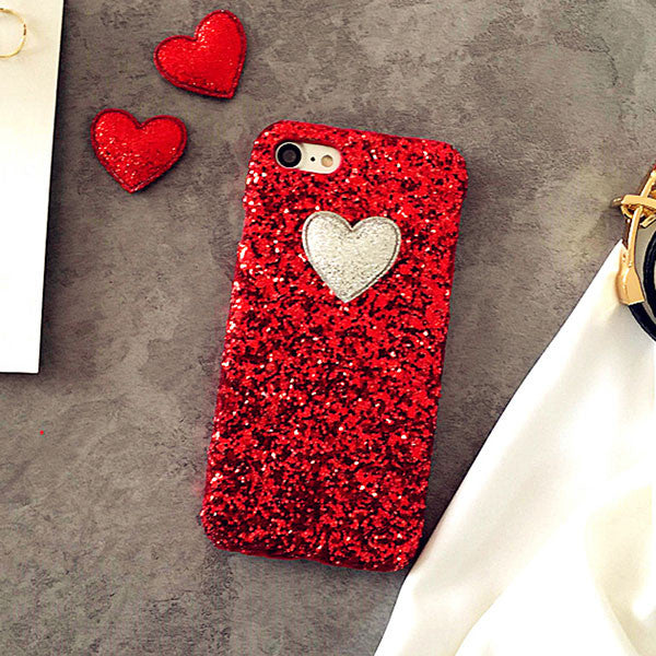 "Everyday Can Be Valentines (but that's no way to live)" - Sparkly Phone Case