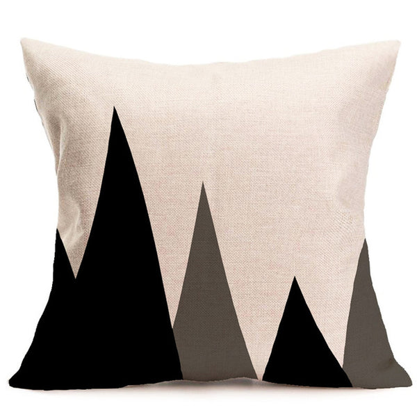 "Quad Peaks" - Throw Pillowcase