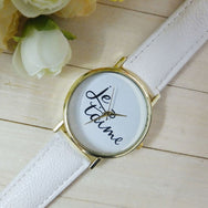 "I Think I Know French Now" - Je T'aime, Women's Wrist Watch