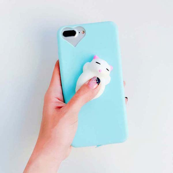 "Squishing This Little Guy's Belly Can Make The Crappiest Day Better (trust me on this) - Phone Case