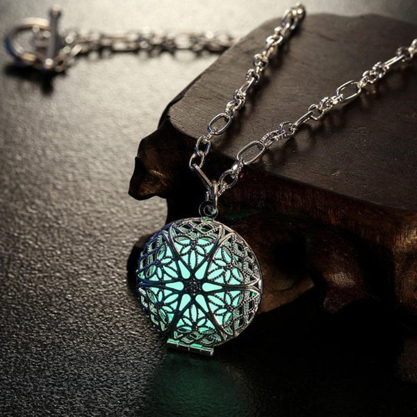 "When My Pendant Glows, It's Time For My Hourly Cocktail" - Luminous Pendant Charm