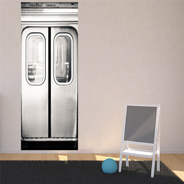 "Stress Out About Catching The Subway, Whether You're There Or Not" - Illusion Wall Decal