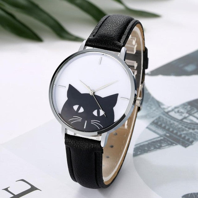 "Help, I'm Trapped In Here" - Suspicious Kitty Wristwatch