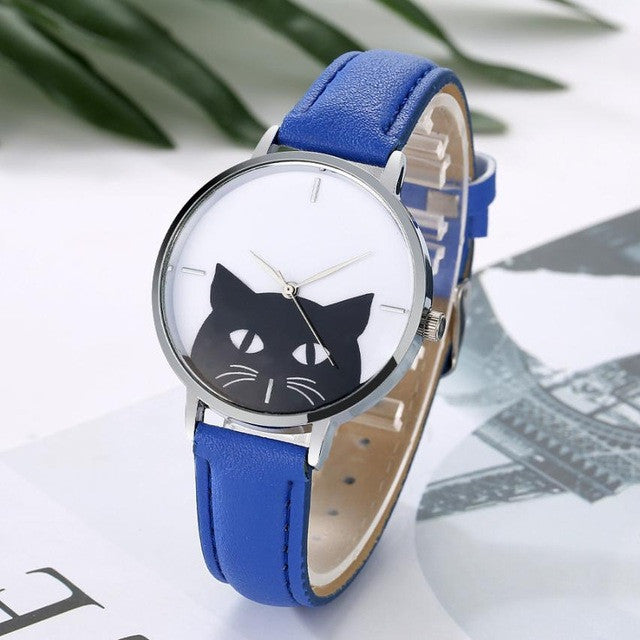 "Help, I'm Trapped In Here" - Suspicious Kitty Wristwatch