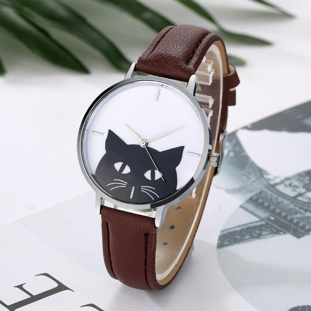 "Help, I'm Trapped In Here" - Suspicious Kitty Wristwatch