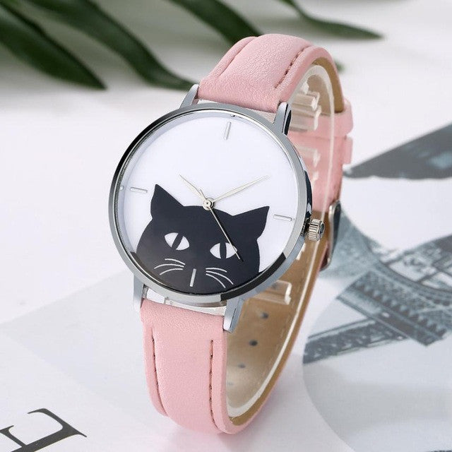 "Help, I'm Trapped In Here" - Suspicious Kitty Wristwatch