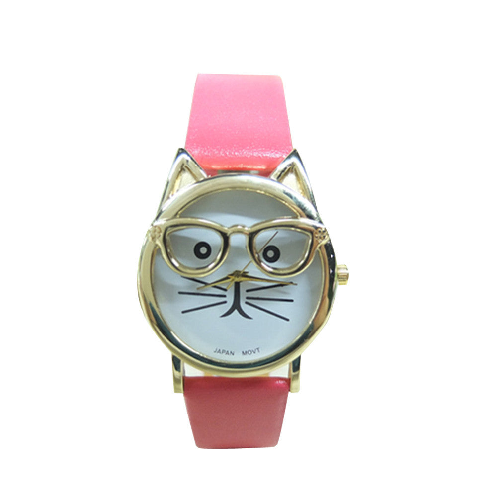 "Nerdy Cats Are Everything That Is Right With The World" - Wristwatch