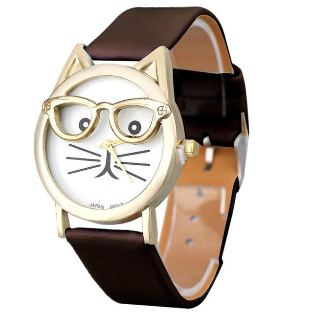 "Nerdy Cats Are Everything That Is Right With The World" - Wristwatch