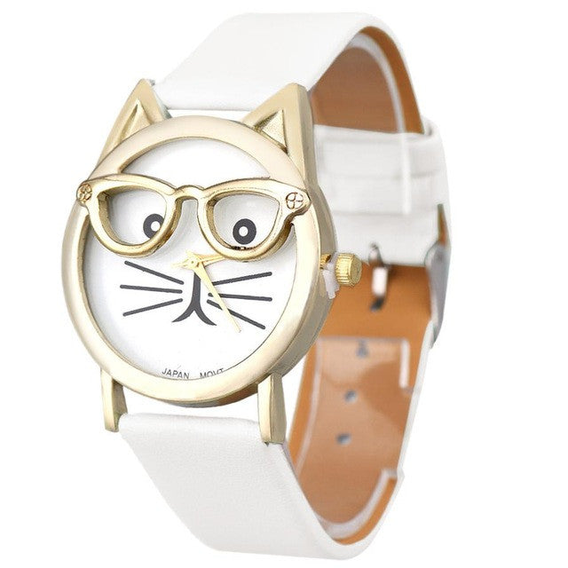 "Nerdy Cats Are Everything That Is Right With The World" - Wristwatch