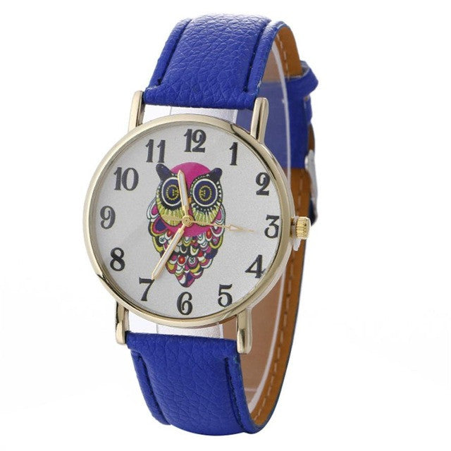 "Hypnotic Little Guy Isn't He...?" - Owl Wristwatch