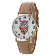 "Hypnotic Little Guy Isn't He...?" - Owl Wristwatch