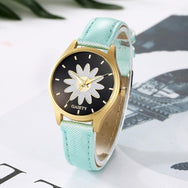 "Flower Powered, I'm Feeling Strangely Positive Today" - Wristwatch