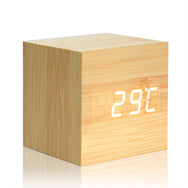 "Block Clock" - Wood Block Alarm Clock