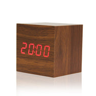 "Block Clock" - Wood Block Alarm Clock