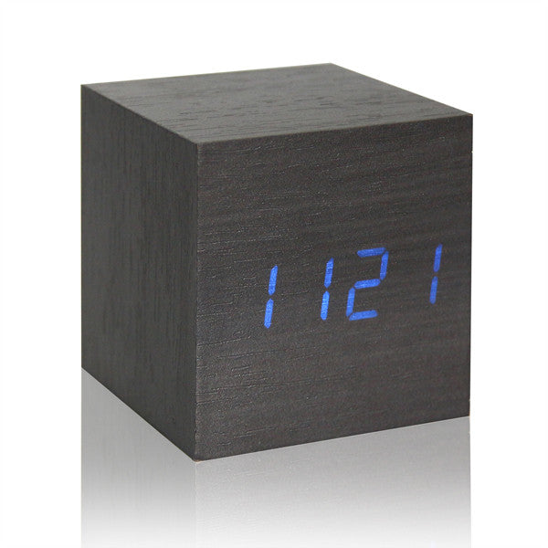 "Block Clock" - Wood Block Alarm Clock