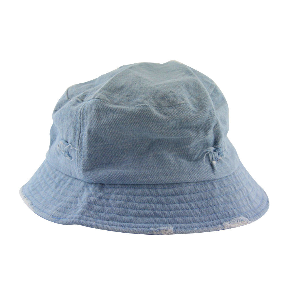 "Bucket List" - Denim, Summer Bucket Hat