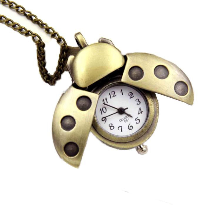 "Buggy Boo" - Necklace Timepiece