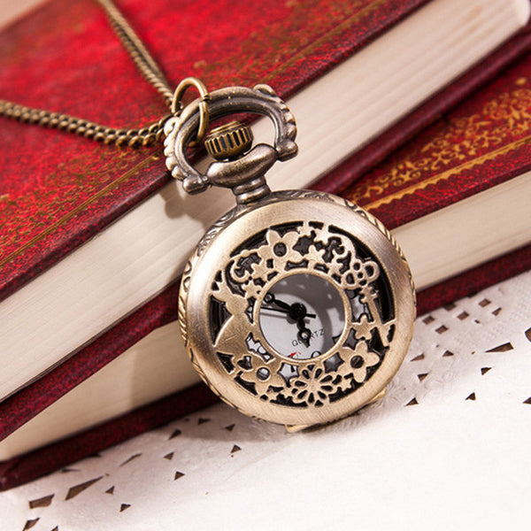 "I Can't Tell You The Time Because I Don't Have My Microscope On Me" - Pocket Watch Pendant