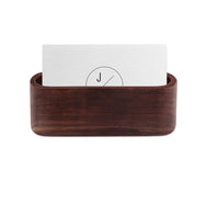 "I'm Important Enough To Warrant Business Cards AND A Fancy Receptacle To Place Them In" - Wooden Business Card Holder