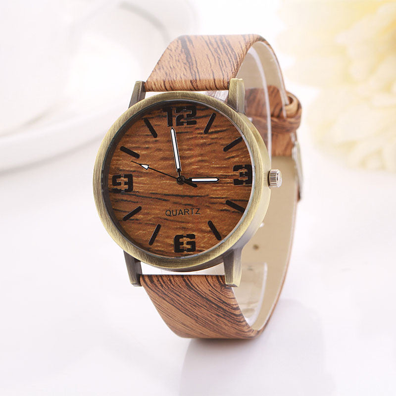 "Respect The Wood" - Wood Grain Wristwatch