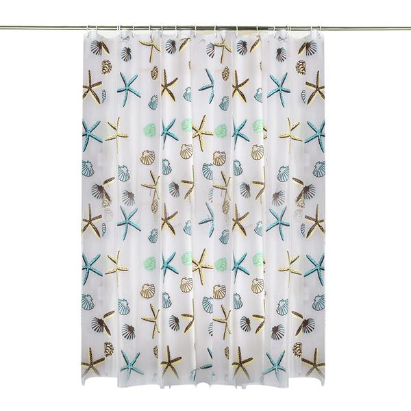 "Pretend You're At The World's Worst Beach" - Seashell Shower Curtain