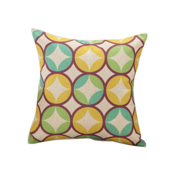 “Googie, Bowling Alley Chic” - Throw Pillow Cover