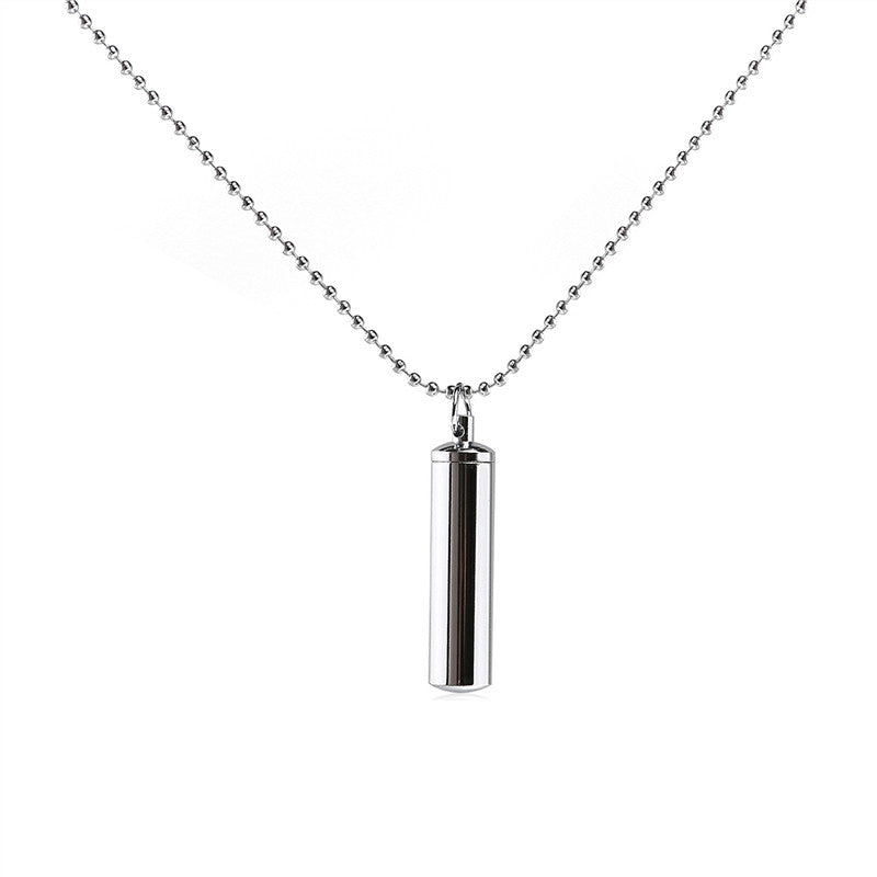 "I've Got Something To Hide" - Stainless Steel Container Pendant Necklace