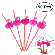 "Grandma's Front Lawn" - Flamingo Paper Straws