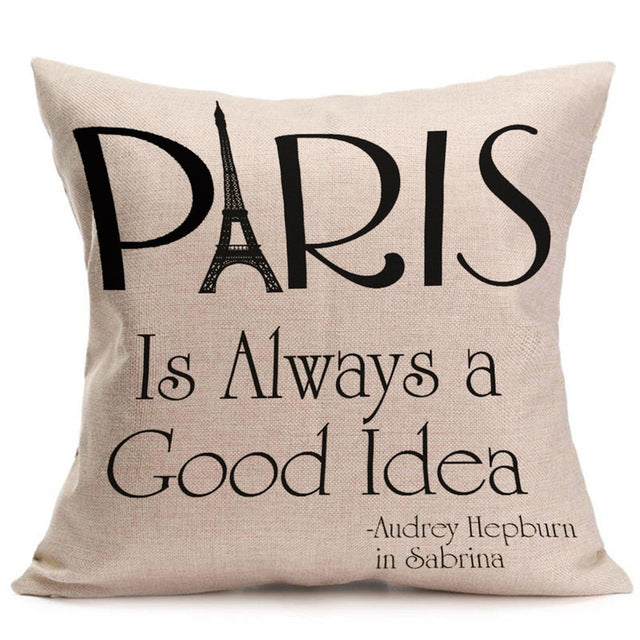 "Always A Good Idea (Tao Of Audrey)" - Throw Pillowcase